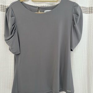 Calvin Klein Women's Gray Top